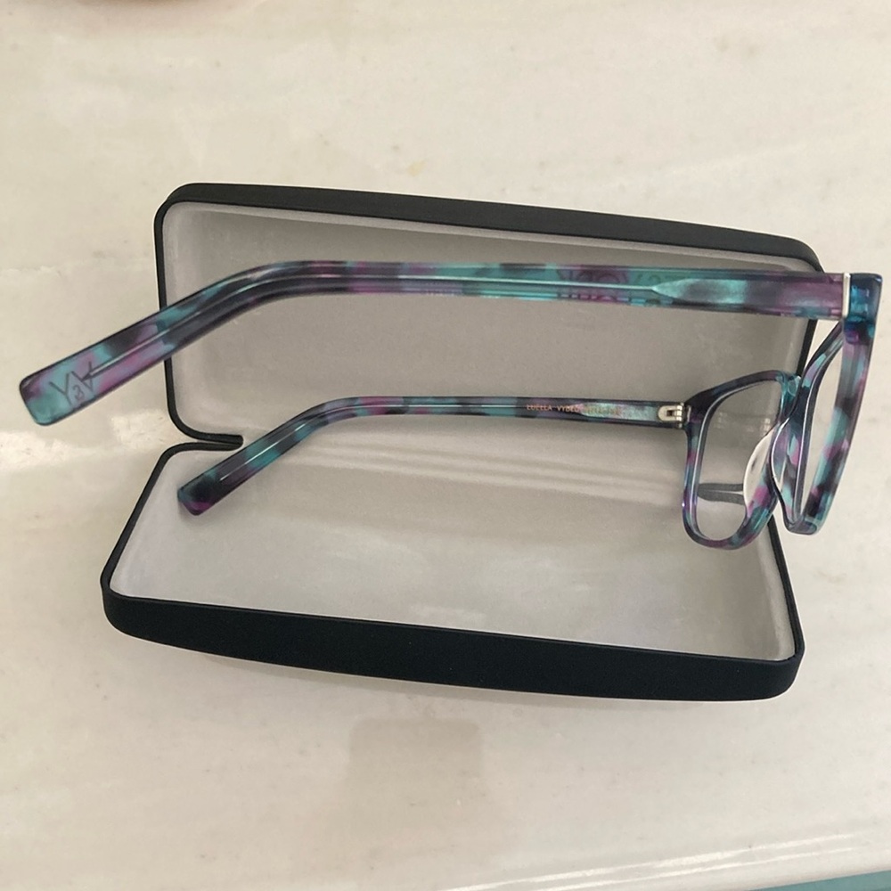 Blue and Purple EyeGlasses with Gradient Frame - Picture 3 of 5